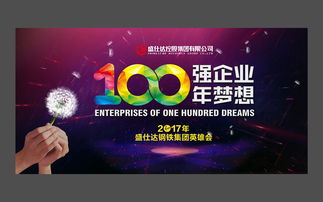 鋼鐵之韻，年會華章——悅木廣告設計鋼鐵集團企業年會背景墻設計稿2